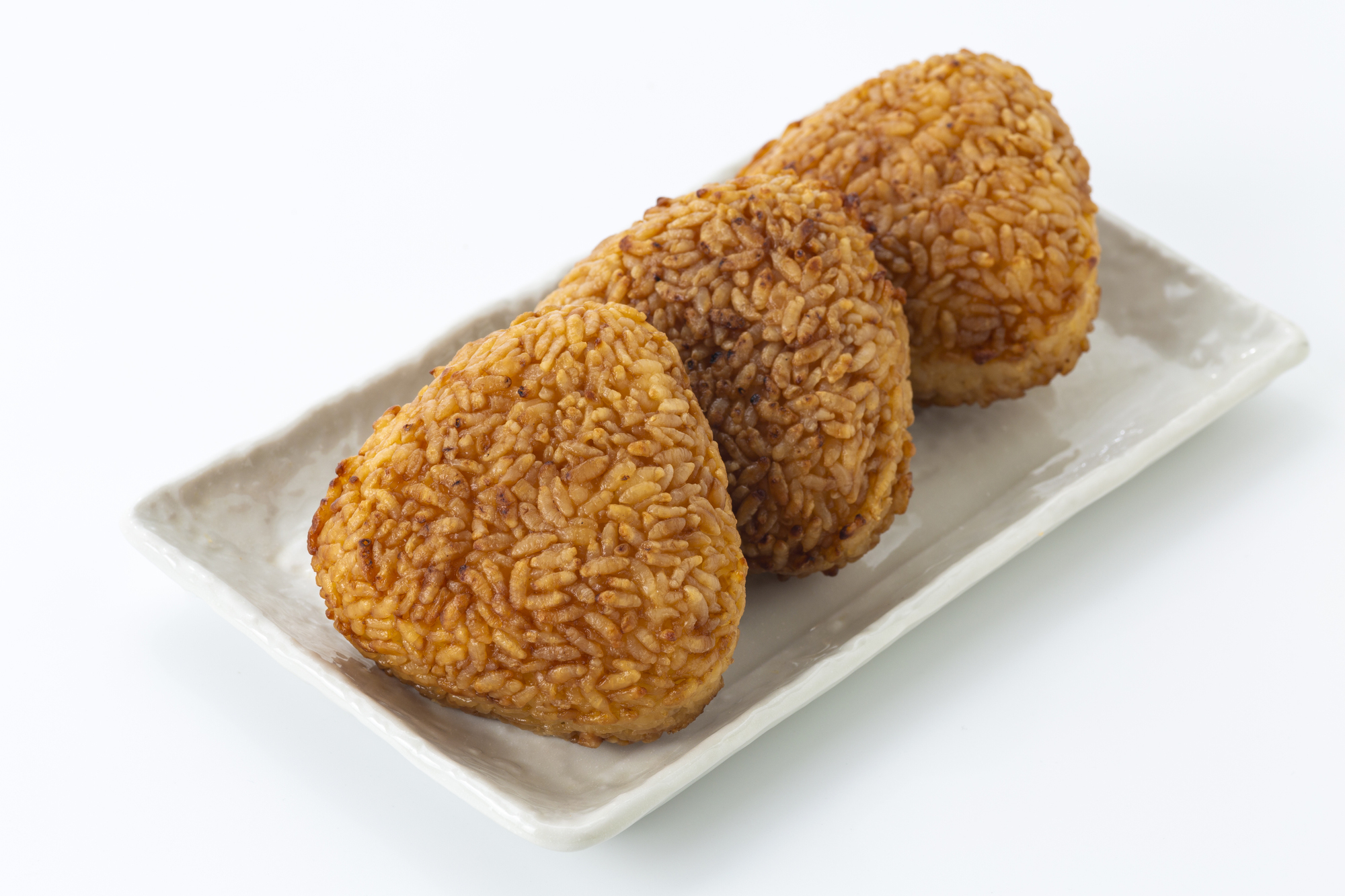 焼きおにぎり3つ